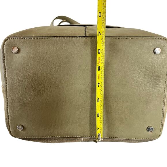 Simply Vera Wang Oakland Leather And Suede Shoulder Crossbody Bag Tote Satchel - Picture 14 of 16